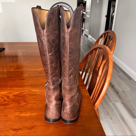 Frye Paige Leather Tall Riding Boots - Picture 2 of 7